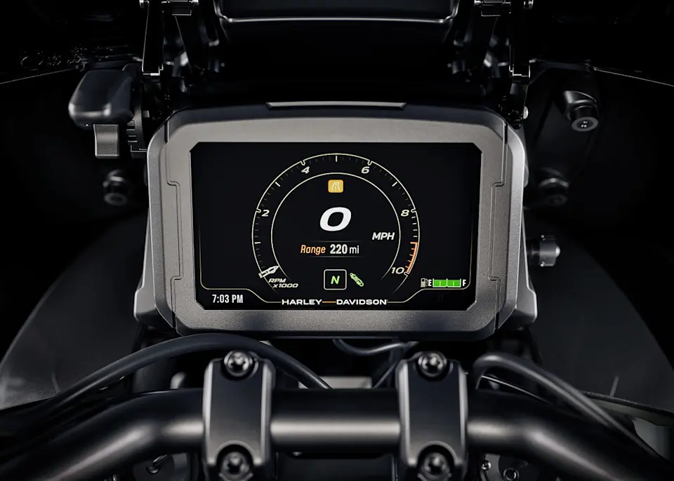 Harley-Davidson Pan America 2026: Tacho-Display.