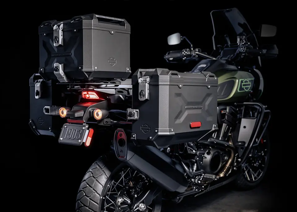 Harley-Davidson Pan America Limited mit Gepäcksystem.