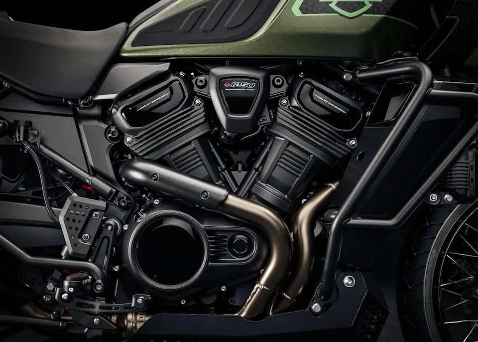 Motoransicht der Harley-Davidson Pan America 2026.