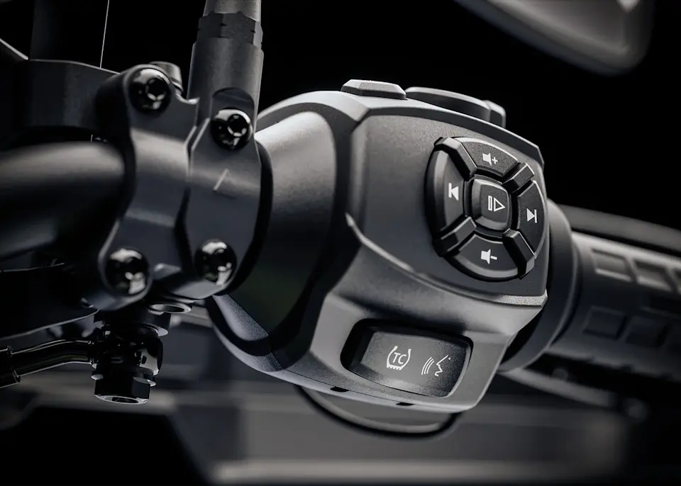 Bedienelemente der Harley-Davidson Pan America 2026.