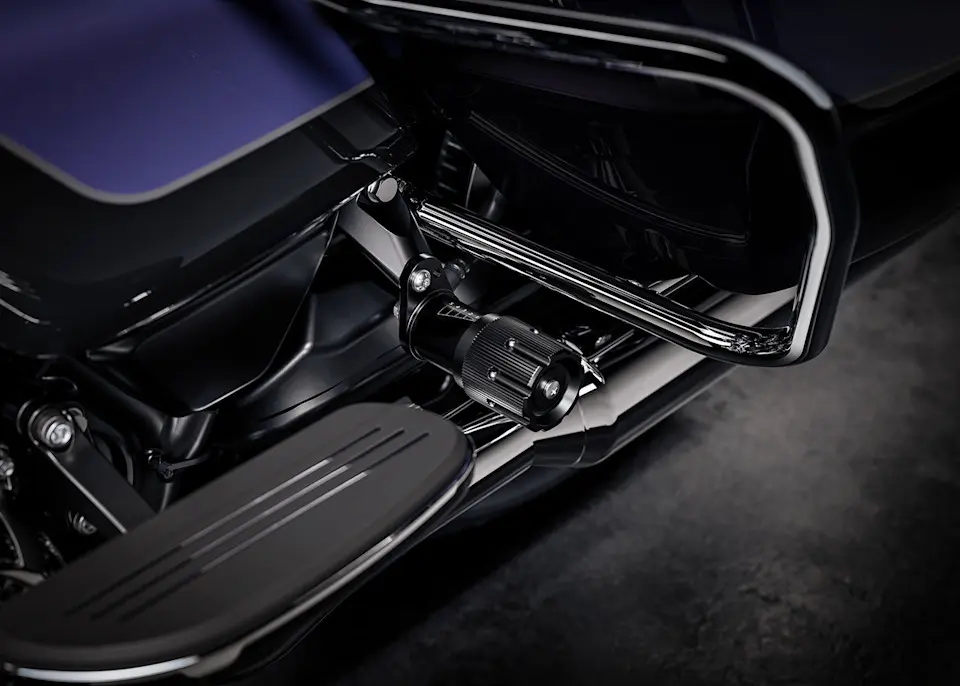 Harley-Davidson 2026 Road Glide Limited mit Preload-Federung.
