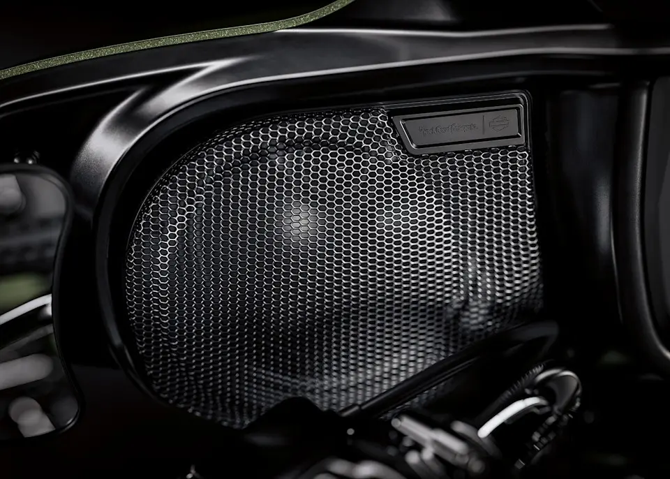 Harley-Davidson Street Glide Limited Audio Lautsprecher Detail