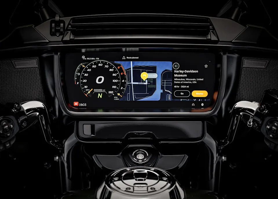 Harley-Davidson 2026 Street Glide Limited Cockpit-Ansicht