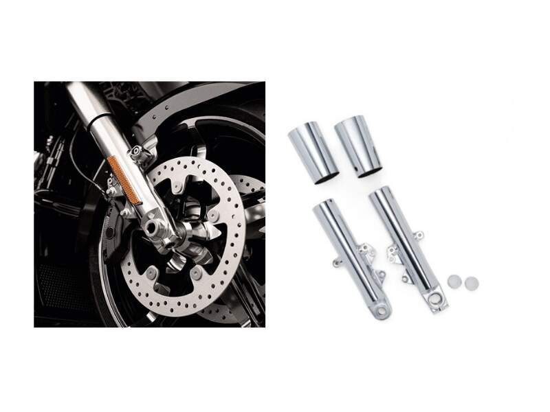 Gabel Cover Set Full Chrome
